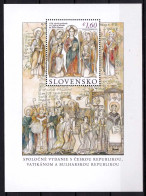 2013 - VATICANO Congiunta SLOVACCHIA - Grande Moravia, BF - MNH ** - Gezamelijke Uitgaven