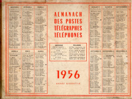 S 2  -  698-699  -  CALENDRIER  (03 )  -      Almanach Des Postes Télégraphes Téléphones  - - Formato Grande : 1941-60