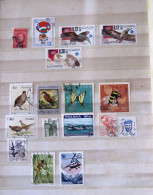 Bulgaria Poland Various Balloon Birds Insects Butterflies Helicopter - Collections, Lots & Series