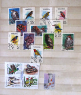 Birds, Various, Australia, Tanzania - Konvolute & Serien