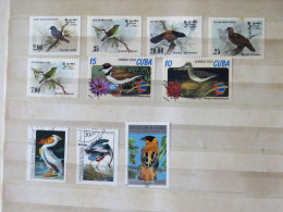 Birds, Various, Sri Lanka, Cuba - Collections, Lots & Series