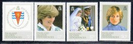 FALKLAND (Géorgie Du Sud) -  N°111/4  ** (1982) Lady Diana - South Georgia