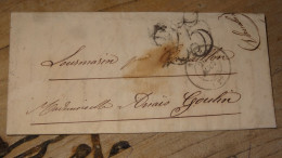 Lettre De NIMES Pour Mlle Goulin A LOURMARIN - 1858  ................ E4-65 - Ohne Zuordnung