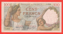 France 100 Francs 1939 Francia 100 Franchi  Tipe Sully - 100 F 1939-1942 ''Sully''