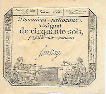 Assignat De Cinquante-Sols Payable Au Porteur - Unclassified