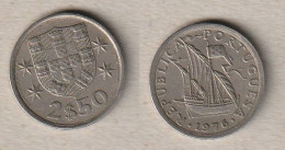 00661) Portugal, 2.50 Escudos 1976 - Portugal