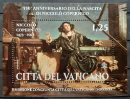 VATICAN CITY 2023 PEOPLE 550th Birth Anniv. Of NICOLAUS COPERNICUS - Fine S/S MNH - Nuevos