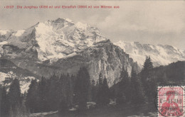 E621) Die Jungfrau Und Ebnefluh Von MÜRREN Aus !! 1911 - Mürren