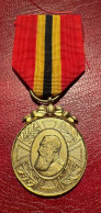 Bélgica Medalla Conmemorativa Leopoldo II 1865-1909 - Other & Unclassified