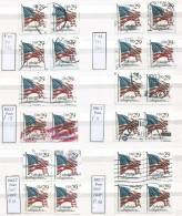 USA 1992 Pledge Allegiance C.29 Black SC.# 2593 Cpl Issue P.10+P.11 L/R On 2/3 Side + 3/2 BKLT Pairs + Part Panes VFU - Annate Complete