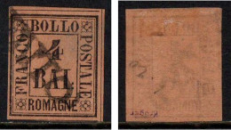 Romagne 1859 - 4 Baiocchi - Usato Con Annullo Cento - Ottimi Margini - Romagne