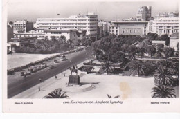 Maroc, Cpsm 1953, La Place Lyautey De Casablanca. - Casablanca