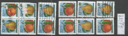 USA 1995 Peach & Pear C.32 SC.# 2487/88 Cpl Issue L/R On 2/3 Sides + BKLT Pair & Part Of Pane - Collezioni & Lotti