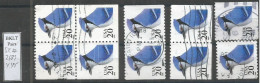 USA 1995 Blue Jay Bird C.20 SC.# 2483 Booklet Cpl Issue 2/3 Sides + 3+3 And 2+2 Pairs + Part Of Pane - Sammlungen