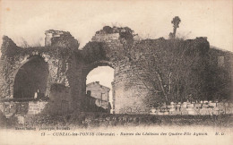 CUBZAC LES PONTS : RUINES DU CHATEAU DES QUATRE FILS AYMON - Cubzac-les-Ponts