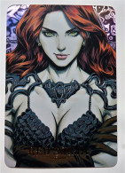 CARTE SEXY GIRL WAIFU BEAUTY MANGA MINT HOLO PRISM RED SONJA - Marvel