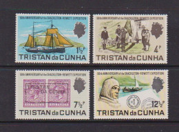 TRISTAN  DA  CUNHA    1971    50th  Anniv  Of  Shackletons  Expedition    Set  Of  4    MH - Tristan Da Cunha