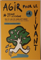 ARBRE - Illustration Arbre Qui Marche - Agir Pour Le Vivant - Carte Publicitaire - Arbres