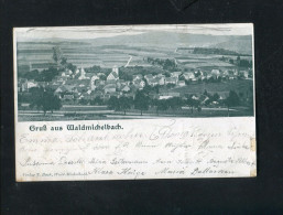 "GRUSS AUS WALDMICHELBACH" 1907, AK "Gesamtansicht" (4169) - Odenwald