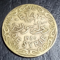 Syrien . KM-70 , 1936  ,5 Piastres , Agouz - Syrie