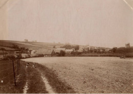 Mesnil Val - Photo Ancienne Albuminée - Vue Générale Arrivant Du Tréport - Format 17x12 Cm - Mesnil-Val