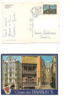 11758 AUSTRIA 1988 Stamp S5  RIXLEGGisolato Cards To Italy - Lettres & Documents