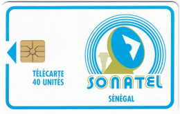 SENEGAL A-014 Chip Sonatel - Symbol, Satellite Dish - Used - Sénégal