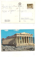 11761 GRECIA 1988 Stamp Isolato ATENE Card To Italy - Storia Postale