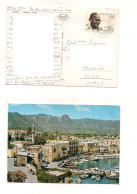 11762 CIPRO 1970 Stamp GANDHI Isolato KYRENIA Card To Italy - Cartas