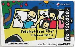 PREPAID PHONE CARD-INDONESIA (E46.45.7 - Indonesië