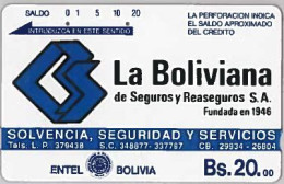 PHONE CARD-BOLIVIA (E46.10.8 - Bolivie