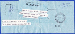 Telegrama Internacional - Lisboa > Consulado General De Portugal En Barcelona -|- Postmark - Barccelona. 1969 - Telegramas