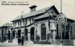 Exposition De Bruxelles 1910    Pavillon Moët Et Chandon - Feste, Eventi