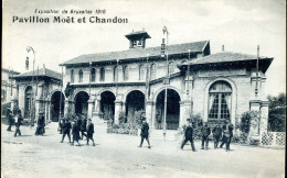 Bruxelles    Exposition De Bruxelles1910  Pavillon Moët Et Chandon - Feesten En Evenementen