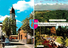 42692615 Hoechenschwand Ortsmotiv Mit Kirche Panorama Schweizer Alpen Kurpark Ho - Hoechenschwand