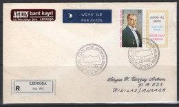 1981 NORTH CYPRUS ATATURK STAMP EXHIBITION - BIRTH CENTENARY OF ATATURK TURKEY DAY FDC - Storia Postale