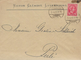 Luxembourg - Luxemburg - Lettre   1907  -  Victor Clément , Luxembourg - Autres & Non Classés