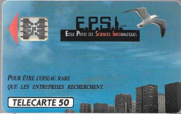 CARTE-PRIVEE-1990-D370-SC5Ob-EPSI-Ecole Sciences Informatiques-N°imp 18764-1000ex-Utilisé-TBE/LUXE-RARE - Telefoonkaarten Voor Particulieren