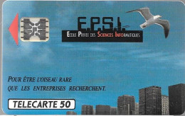 CARTE-PRIVEE-1990-D370-SC5Ob-EPSI-Ecole Sciences Informatiques-N°imp 18764-1000ex-Utilisé-TBE/LUXE-RARE - Privadas