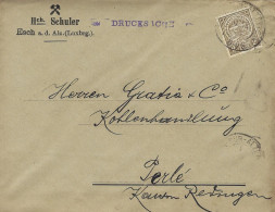 Luxembourg - Luxemburg - Lettre   1907  -   Adressiert An Herren  Gratia & Co , Kohlenhandlung - Sonstige & Ohne Zuordnung