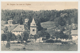 Suisse -  Vaud  - Saint Cergues  La Cure Et L'Eglise - Saint-Cergue