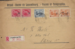 Luxembourg - Luxemburg - Lettre  Recommandé  1928   Postes Et Télégraphes - Oblitérés