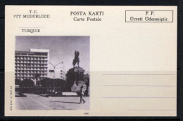 1971 TURKEY FORMULAR CARD IZMIR UNUSED - Ganzsachen