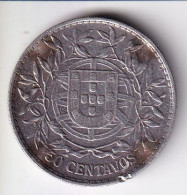 MONEDA DE PLATA DE PORTUGAL DE 50 CENTAVOS DEL AÑO 1916  (COIN) SILVER,ARGENT. - Portugal