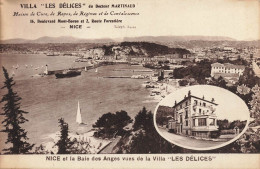 Nice * Villa LES DELICES Du Docteur MARTINAUD * Baie Des Anges Vue De La Villa Les Délices * VILLA - Sonstige & Ohne Zuordnung