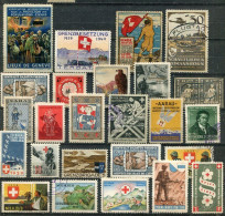 SUISSE - VIGNETTES - Petit Lot ** / * / (o) - Labels