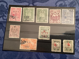 Cilicie - 10 Timbres Surchargés - Used Stamps