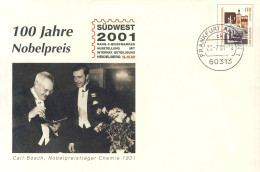 235  Chimie, Nobel, Carl Bosch: PAP D'Allemagne – Chemistry, Nobel Prize Stationery Cover From Germany - Chimie