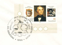 235  Justus Von Liebig, Chimie, Agronomie - Agricultural, Organic Chemistry, Beef Extract: FDC From Germany - Química