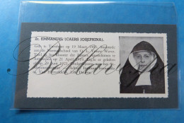 Zuster  Emmanuël CAERS Josephina Turnhout 1903 School O.L.V Waver Klooster Antw. Deurne Immaculata Onderwijzeres - Unclassified